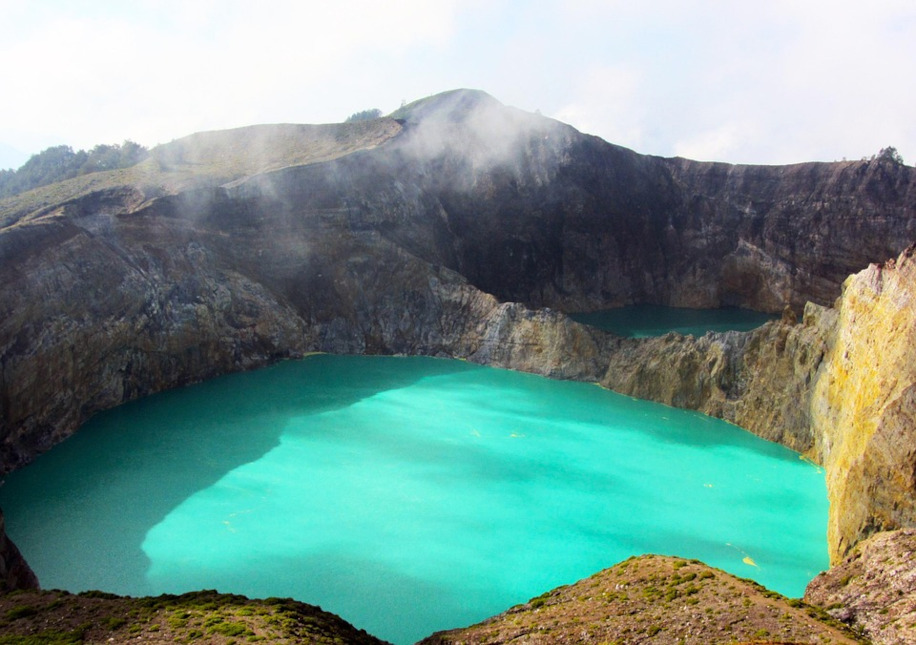 Kelimutu crater lakes